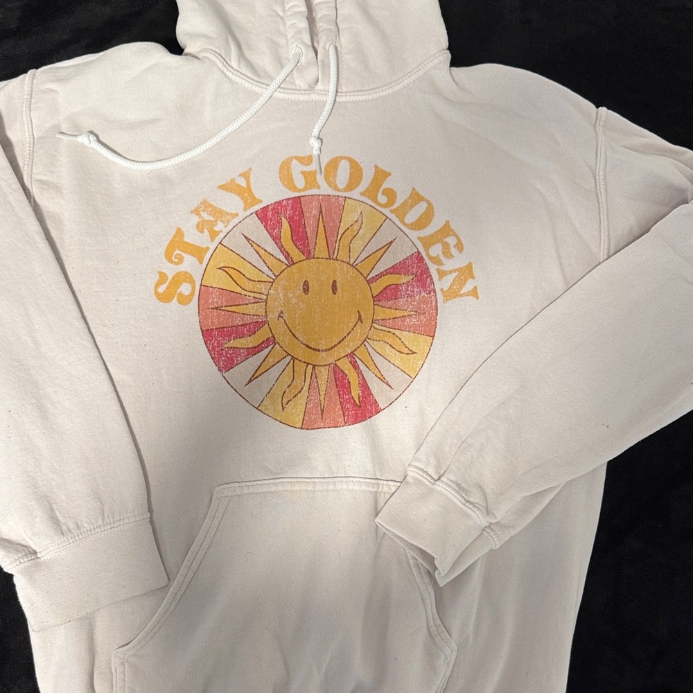 Stay Golden White Hoodie
